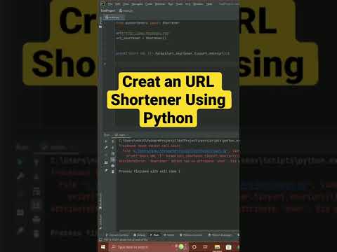 Creat an URL Shortener Using Python