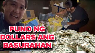 Dumpster diving Puno ng Dollars ang Basurahan excited ako sa Limpak limpak na grasya