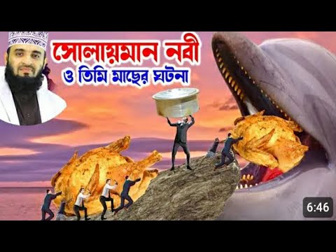 সোলায়মান নবী ও তিমি মাছের ঘটনা | মিজানুর রহমান আজহারী নতুন ওয়াজ |