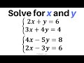 Solving Systems of Equations