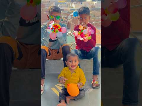 Sharing Balloon with cute baby is Crying 👶🥰❣️😭 #shorts #comedy #funny #viral