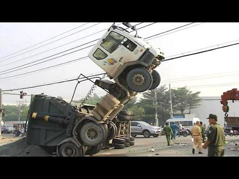 Worst Dangerous Excavator, Truck & Car Operator Fails | Fastest Heavy Equipment Skill A Compilation.