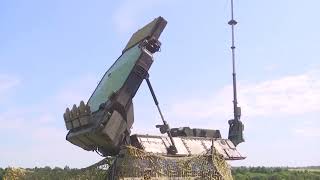 Footage of S-300V antiaircraft missile system