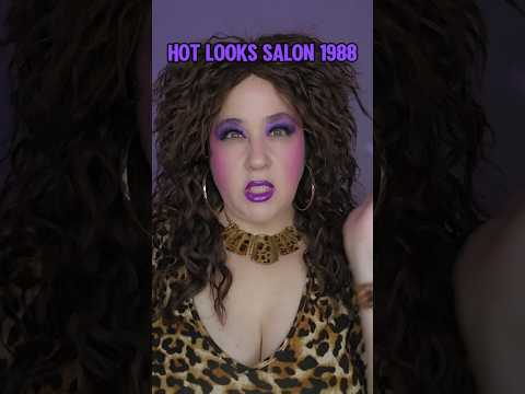 Hot Looks Salon, 1988! #salon #hairstylist #perm #charactercomedy #80s #80saesthetic