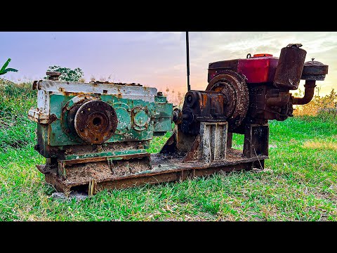 Restoration Of Severely Damaged Marine Engines and Gearboxes // D35 HP DIESEL Engine Repair