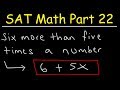 Solving Word Problems with Equations