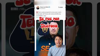 SE FUE POR TELÉFONO #EfraínJuárez #Pumas #LigaMX #FútbolMexicano #Clausura2026
