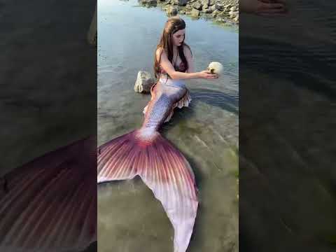 Be careful when you swim in Mermaid Waters 💀 #realmermaid