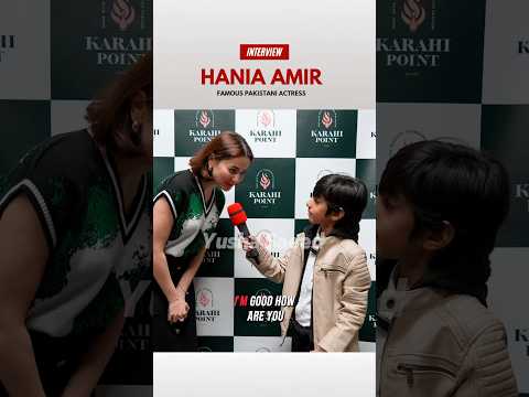 Exclusive Interview with Hania Amir | she said yes to Friendship ,Meet & Greet with hania #haniaamir