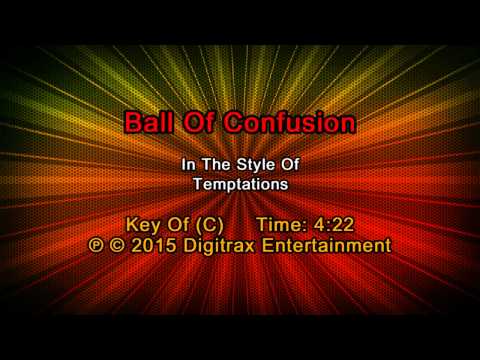 The Temptations – Ball Of Confusion (Backing Track)