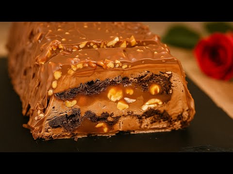 Ist es heiß draußen? Das Snickers-Eisrezept ist ein echter Leckerbissen! 🍫🍦