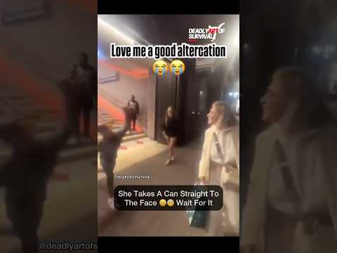 Lady Gets Hit With A Can Straight To The Face ๐ค