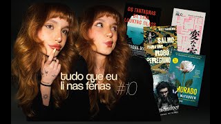 os 10 livros que eu li nas férias
