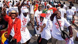 YouTube video thumbnail: Hichilema Rallies Thousands as Zambia Heads to Presidential Vote