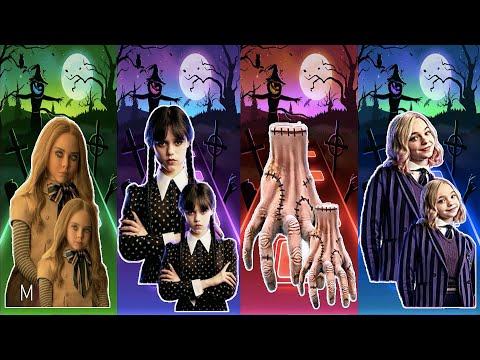 Wednesday Addams🔥Jenna Ortega ❌ Thing Wellerman ❌ M3gan Doll Megan ❌ Enid Sinclair 🤪Emma Myers