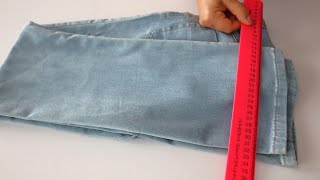 Как подшить джинсы красиво и с изюминкой: способ, который подойдет для укорачивания и для удлинения