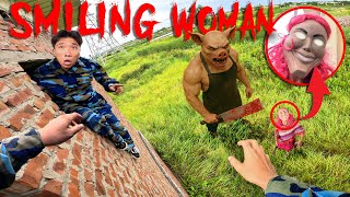 ESCAPING SMILING WOMAN 36.0 | Parkour Pov Horror Film| By B2F Viet Nam