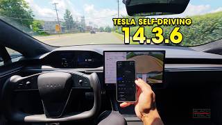 Tesla Self-Driving 14.3.6 - First Impressions
