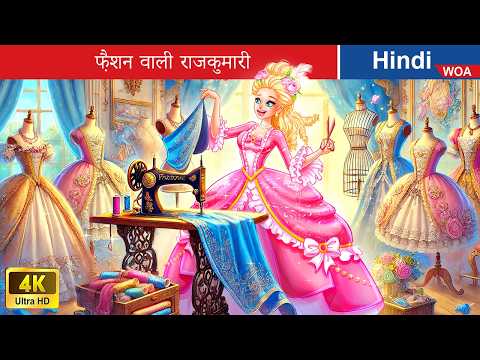 फ़ैशन वाली राजकुमारी 👗 Fashion Princess in Hindi 🌜 Bedtime Story in Hindi 💕 @woafairytales-hindi