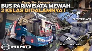 BUS PARIWISATA BEDA DARI YANG LAIN , ADA 2 KELAS ‼️ Booth Hino Giias 2025