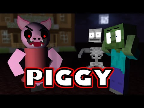 MONSTER SCHOOL: PEPPA PIG GRANNY ESCAPE CHALLENGE | Minecraft Animation