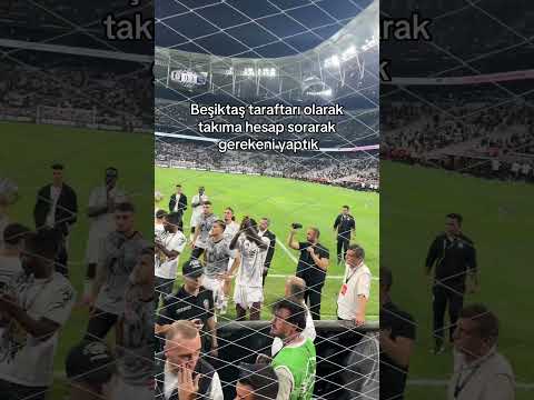 Beşiktaş Taraftarı Takıma Hesap Sordu