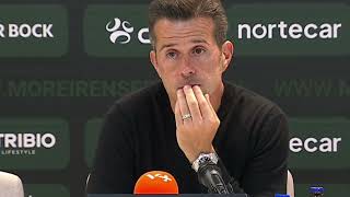 Moreirense 0×4 Benfica: Conferência de imprensa de Marco Silva.