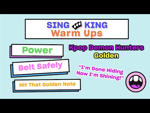 Golden – Kpop Demon Hunters – Vocal Warm Up