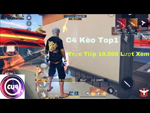 C4 Và Kèo Top1 | AWM​⁠+M1014 Trực Tiếp Cùng 10.000 Người Xem!