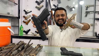30 Bore Pistol And Glock 17x
