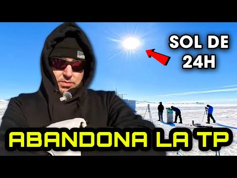 Famoso terraplanista ABANDONA la Tierra Plana al ver el Sol de 24h en la Antártida