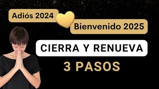 3 Pasos para CERRAR 2024 y EMPEZAR 2025 con más Fuerza, Claridad y Ligereza 📝