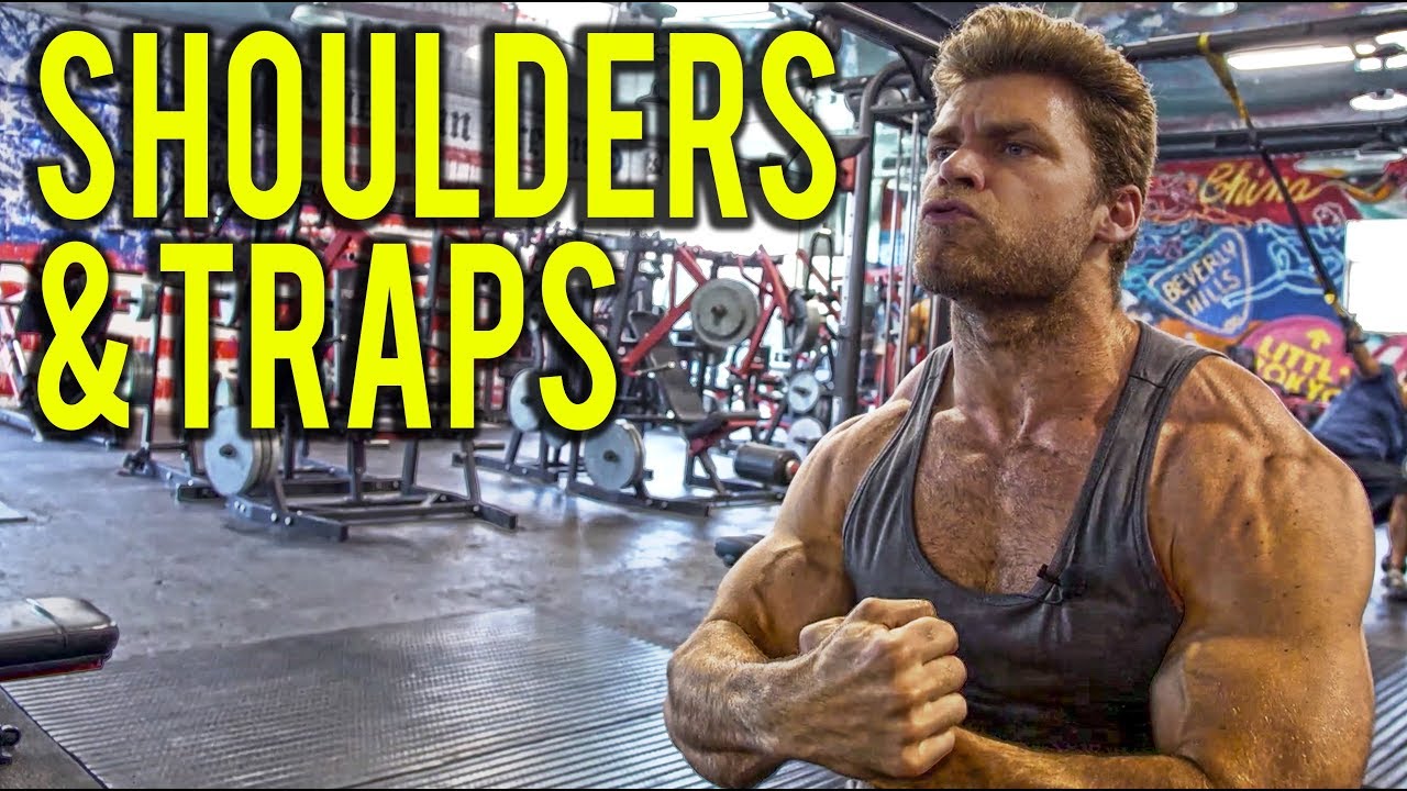 Shoulders & traps dumbbell only workout (at home or gym) - dumbbell workout plan p4d4 - Buff Dudes