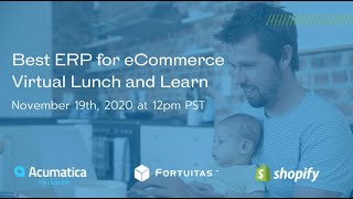 Best ERP for eCommerce Virtual Lunch and Learn