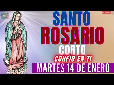 🌹EL SANTO ROSARIO CORTO DE HOY MARTES 14 DE ENERO🌹CUIDAME DE CUALQUIER PELIGRO