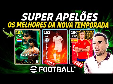 MUITO BUGADOS! NOVOS JOGADORES FREE E ÉPICOS, QUEM SÃO OS MELHORES DA SEMANA NO EFOOTBALL 2025?