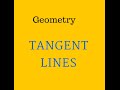 Tangent and Chord Problem Concepts