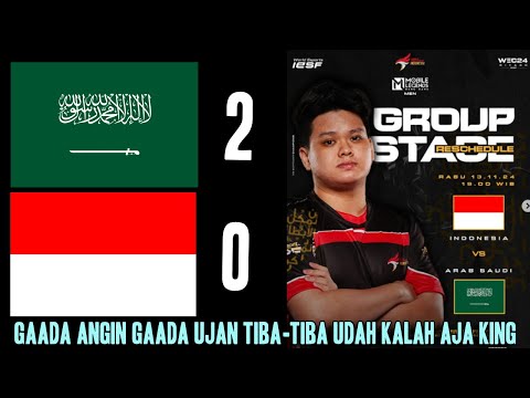 NT INDO KALAH 2-0 VS SAUDI ARABIA | UPDATE SCORE IESF MLBB MEN 2024