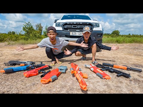 NERF WAR GUN COLLECTION BỘ SƯU TẬP SÚNG 7