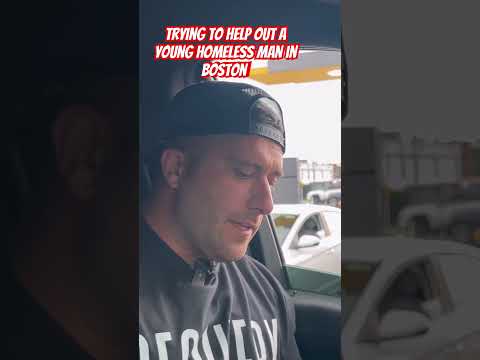 Helping a young homeless man