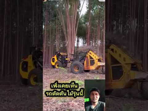 เพิ่งเคยเห็น รถตัดต้uไม้รุ่uนี้โอ้ดีจัง #automobile #colonelkkjϟ #excavator