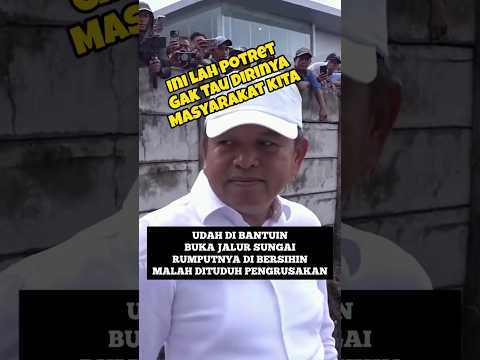 Sudah di Bantuin Buka Jalur Sungai Biar Gak Banjir, Biar Sawah Dapat Air. Malah dituduh Pengrusak4n๐ฉ