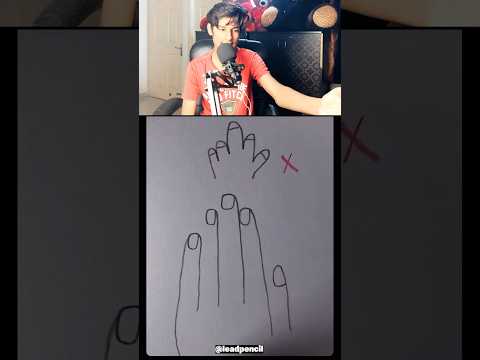 How to draw a hand!