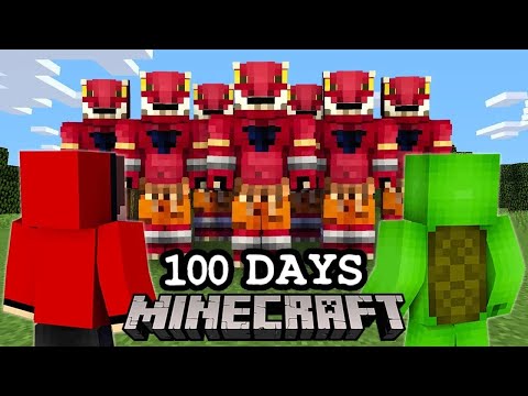 Sobreviviendo 100 Días A Un Ogro Rojo en Minecraft