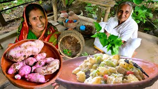 বাগানের টাটকা শাক সবজি তুলে দারুন স্বাদের রান্না | Farm fresh vegetables cooking by villfood