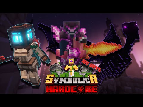 I Survived 100 Days In Hardcore Symbolica Minecraft