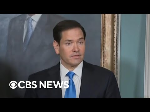 YouTube video thumbnail: Rubio Says U.S. is Concerned About Israel's Strikes on Syria