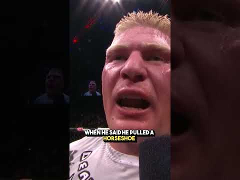 Brock Lesnar's Most Controversial UFC Moment