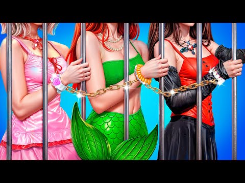 वैम्पायर vs मरमेड vs हेलो किटी। जेल में सीक्रेट रूम।
