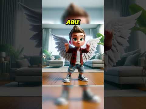 El esqueleto se rebela contra el angelito 😨💀👼